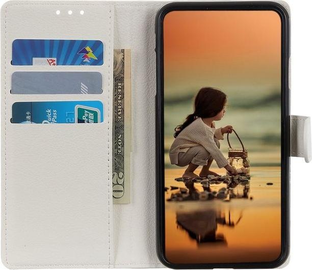 Produktbild MU Classic Litchi Leder Bookcover Series (Motorola Moto G8 Plus)