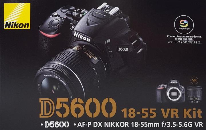 Produktbild Nikon D5600 Kit inkl. 16GB Speicherkarte und Tasche (24.20 Mpx, APS-C / DX)