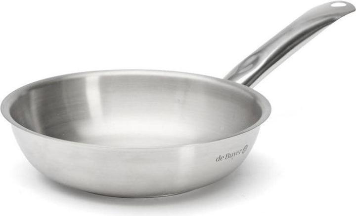 Actual product image de Buyer PRIM'APPETY frying pan Ø20cm, induction (Frying pan, Stainless steel, 20 x 5.40 cm)