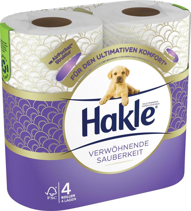 Actual product image Hakle Toilettenpapier verwöhnende Sauberkeit (4 x)