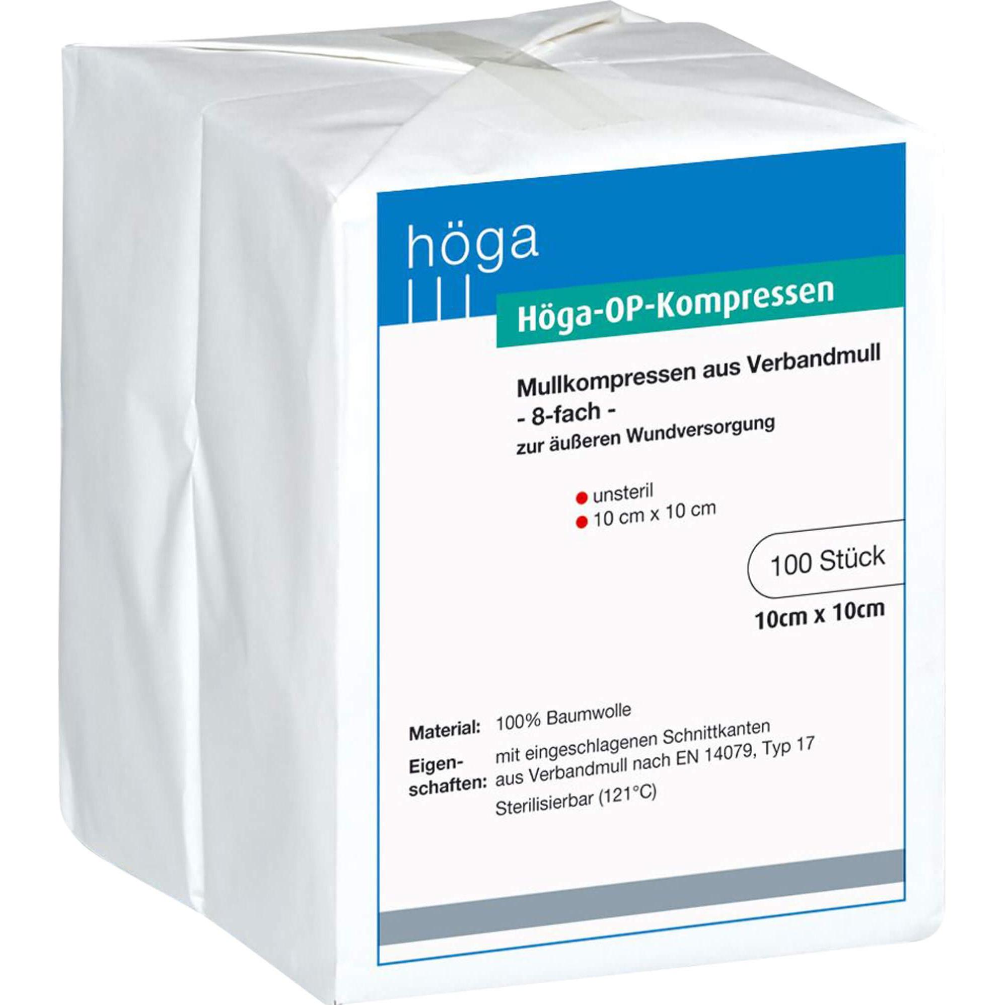 Höga, Verbandsmaterial, HOEGA OP UNST 8FA 10X10