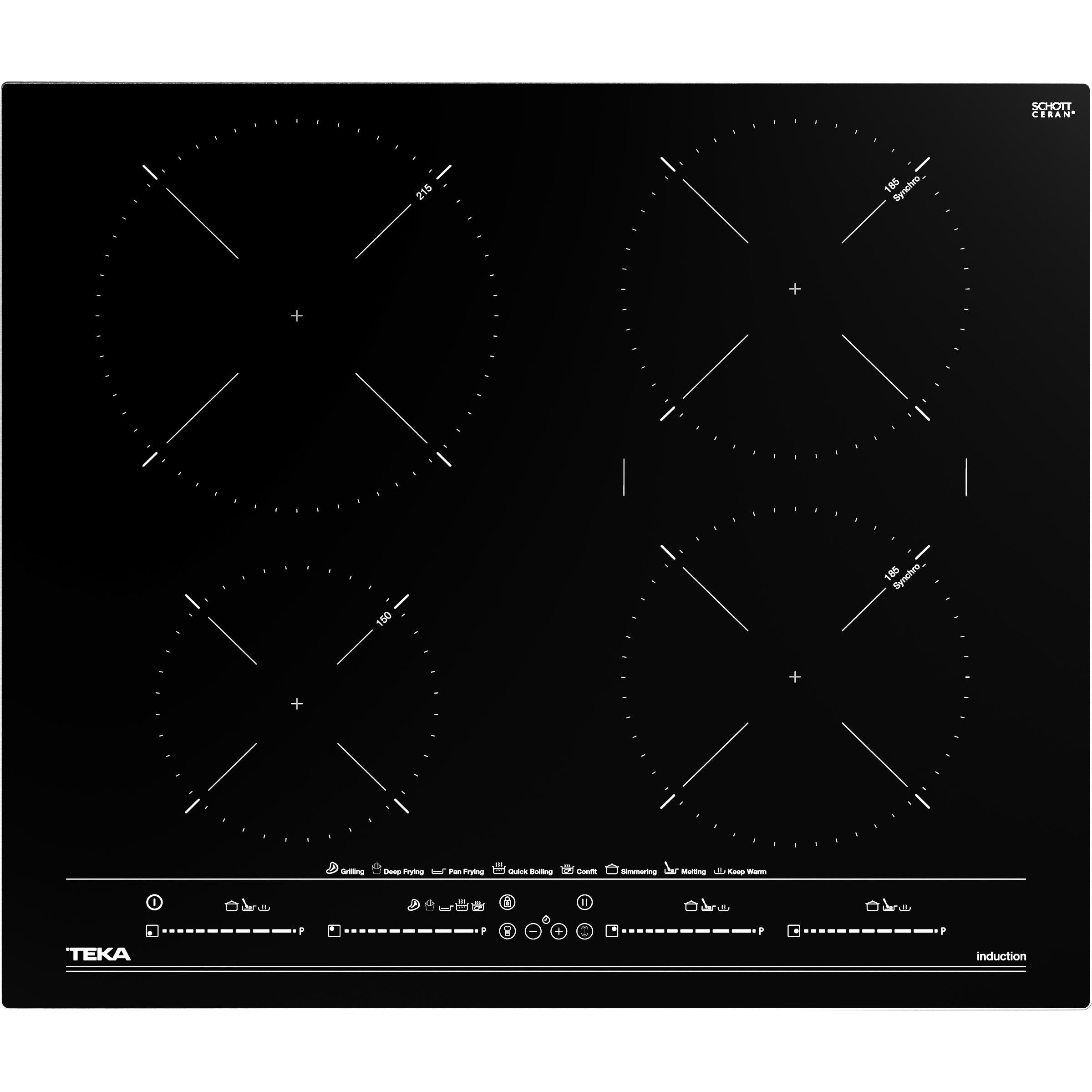Teka ITC 64630 BK MST induction hob, Kochfeld, Schwarz