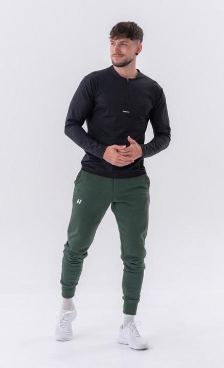 Actual product image Nebbia Slim sweatpants with side pockets "Reset" 321 dark green (XXL)