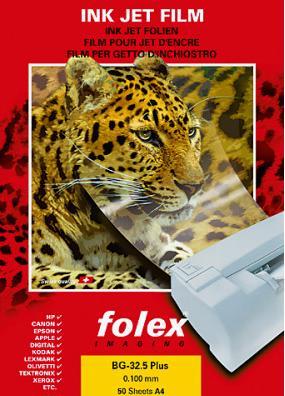 Actual product image Folex Inkjet projection film Transparent A4, 50 sheets (50 x)