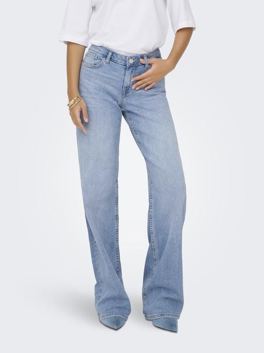 Produktbild Only ONLJULLES Niedrige Taille Gerade geschnitten Jeans Jeans mit weitem Bein (W25/L32)