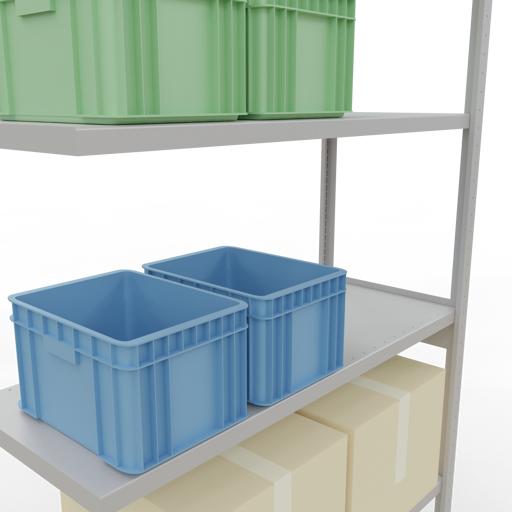 Immagine prodotto Schulte Lagertechnik MULTIplus250 sistema di alloggiamento aggiuntivo senza bulloni con bulloni di lunghezza