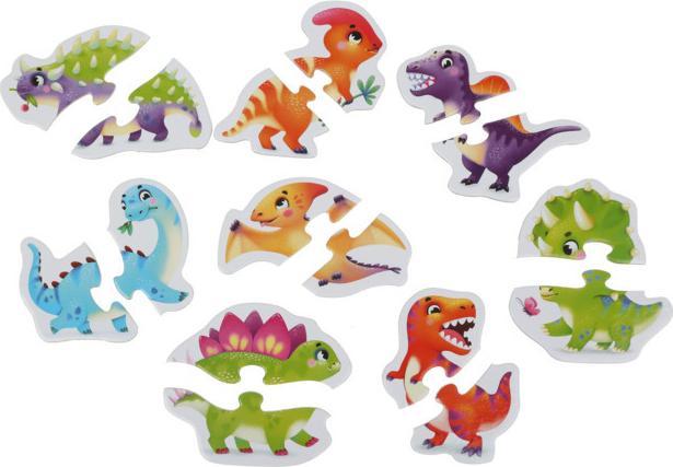 Actual product image Puzzlika puzzle 8 in 1 "Happy dinosaurs"