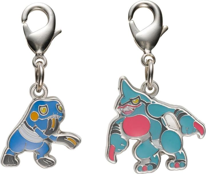 Actual product image Pokémon Pokemon Center - Croagunk, Toxicroak key ring - 2 pieces