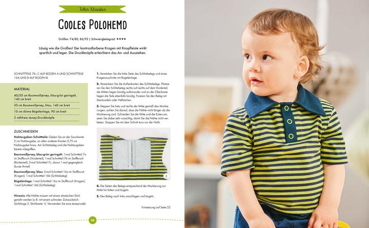 Actual product image Jersey & Co. kinderleicht - Nähen für Babys und Kleinkinder (German, 2021)