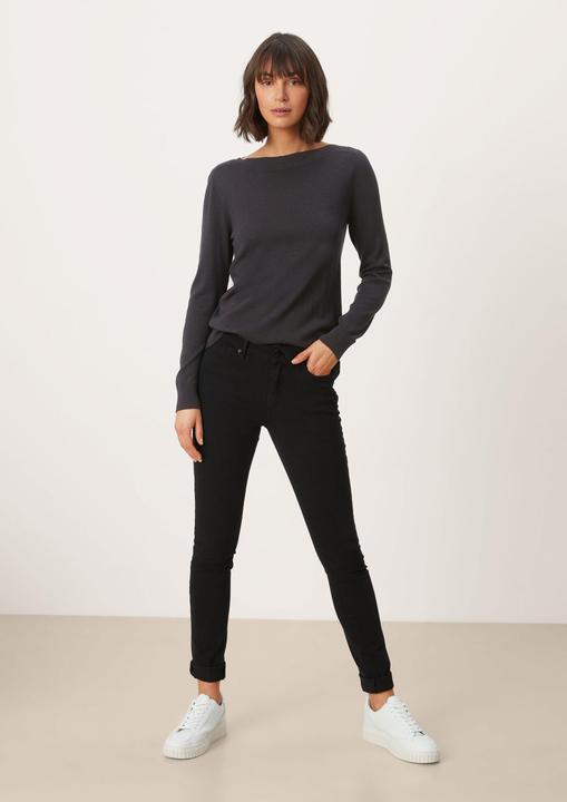Produktbild S.Oliver Strickpullover Pullover mit U-Boot-Ausschnitt (48)