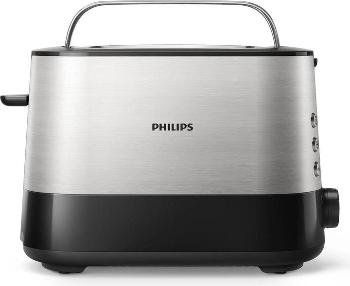 Actual product image Philips Viva Collection HD2635/90 toaster 2 slice(s) Black, Titanium