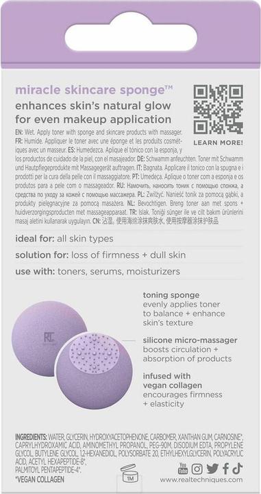Actual product image Real Techniques Miracle Skincare Sponge+
