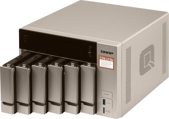 Produktbild QNAP Tvs-673e-4g (0 TB)
