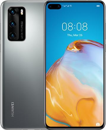 Produktbild Huawei P40 (128 GB, Silver Frost, 6.10", Hybrid Dual SIM + eSIM, 50 Mpx, 5G)