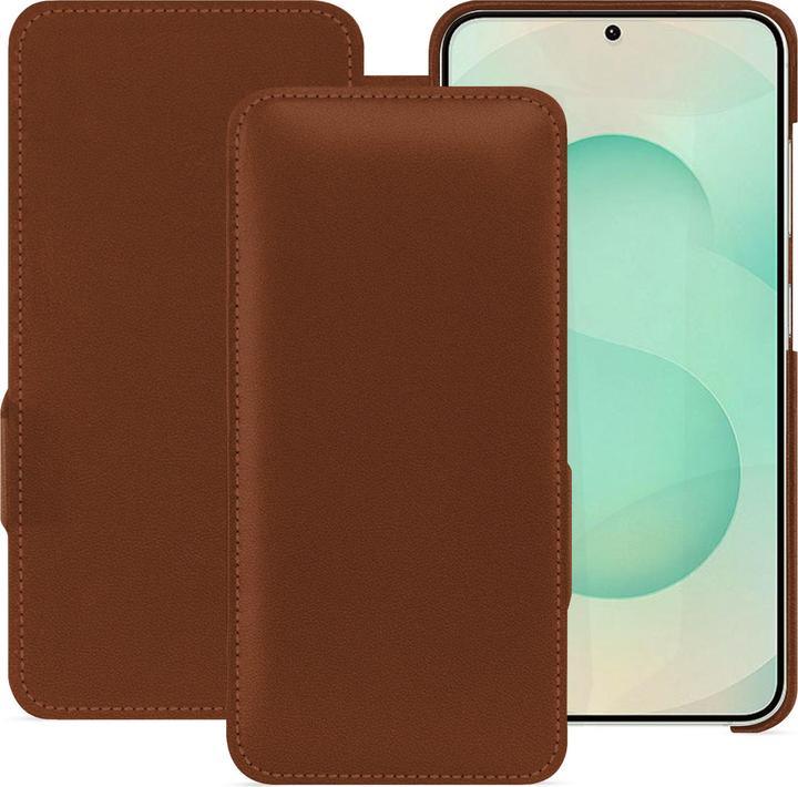 Actual product image Noreve Horizontal leather flap shell (Samsung Galaxy S25+)