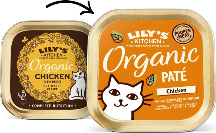 Actual product image Lily's Kitchen Wet feed organic chicken, 19 x 85g (Adult, 19 pcs., 1615 g)
