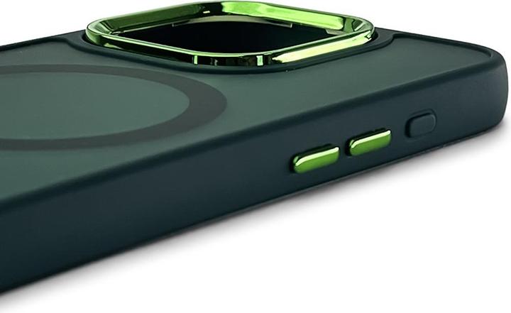 Actual product image Wozinsky Fashion Case with MagSafe for Samsung Galaxy S24 FE - Green (Samsung Galaxy S24 FE)