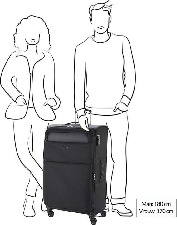 Immagine prodotto Gabol Carrello Cloud a 4 ruote 79 cm