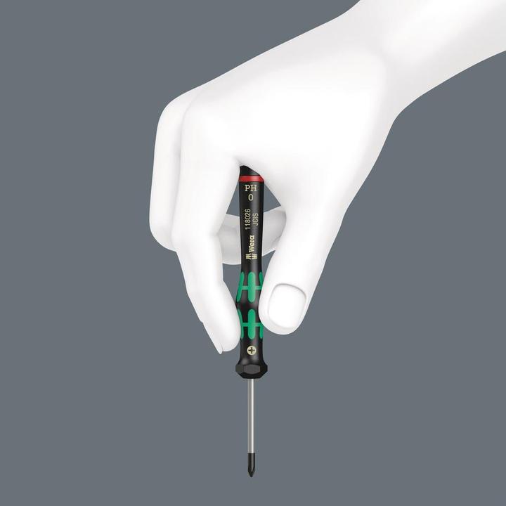 Actual product image Wera Kraftform Micro 12 Electronics 1 (Slotted screws, Torx Plus, Allen screw, Torx (TX), Phillipps cross recess (PH))