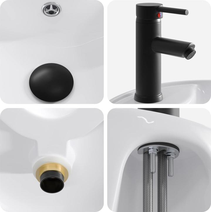 Produktbild vidaXL Waschbecken fürs Badezimmer (405 mm, 405 mm)