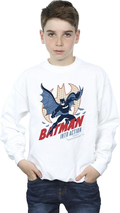 Actual product image Boys Batman Into Action Sweatshirt (116)