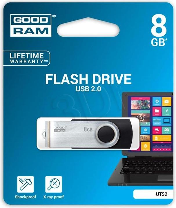Image du produit Goodram Clé USB TWISTER (8 Go, USB-A)