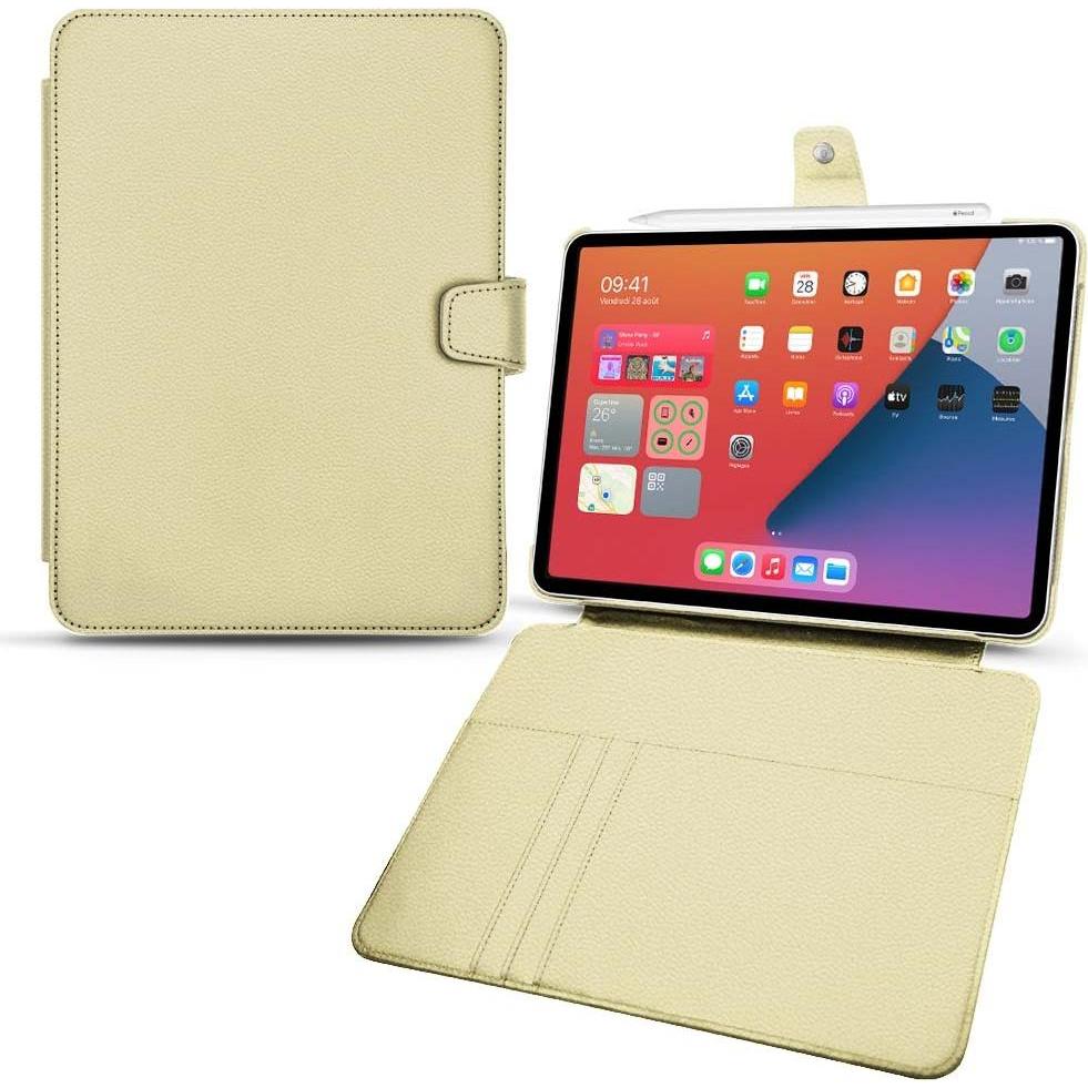 Noreve Lederschutzhülle Wallet (iPad mini 6), Tablet Hülle, Beige
