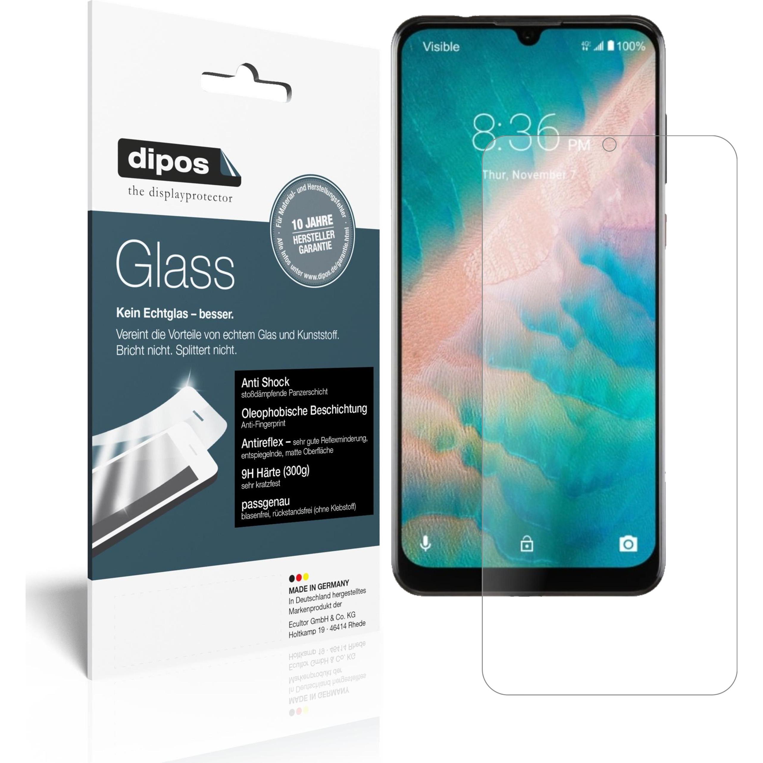 Dipos Displayschutz Anti-Shock (1 Stück, ZTE Blade 10 Prime), Smartphone Schutzfolie, Transparent