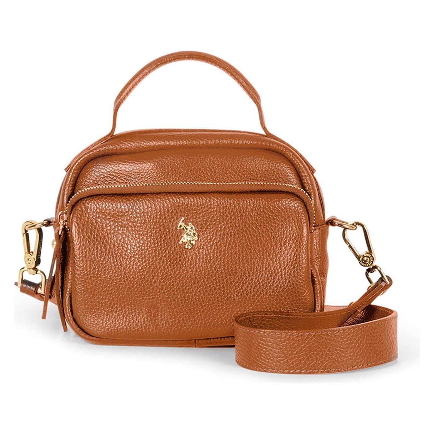 U.S. Polo, Damen, Handtasche, Arlington Crossbody With Pocket, Braun