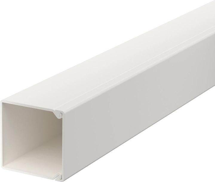Produktbild OBO Bettermann OBO Wandund Deckenkanal WDK reinweiss (Kabelkanal, 200 cm)