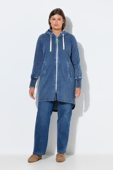 Image du produit Laurasøn Veste en molleton aspect denim (54)