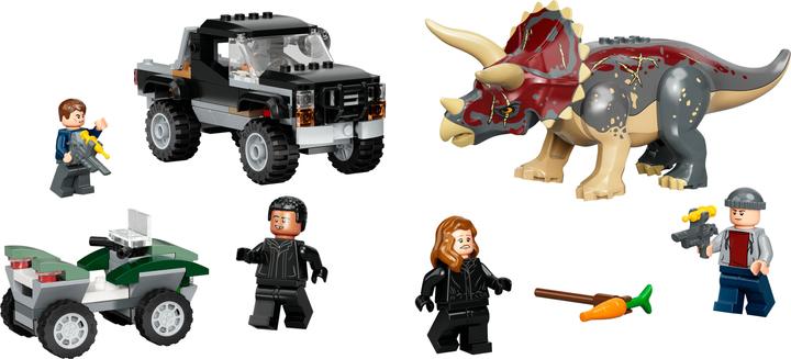Produktbild LEGO Angriff eines Triceratops auf einen Pick-up-Truck (76950, LEGO Jurassic World)