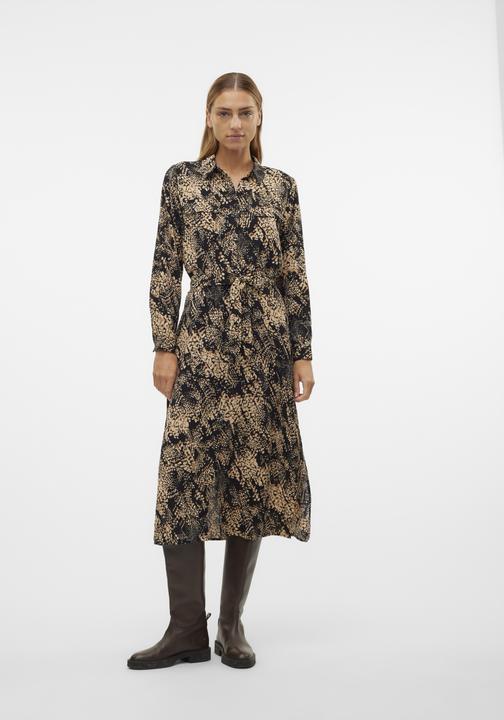 Produktbild Vero Moda VMOFREYA Langes Kleid Hemdblusenkleid (S)