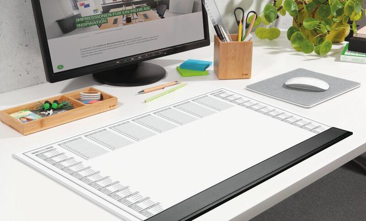 Produktbild Sigel Schreibtischunterlage Office 2026/2027 weiss Papier 59,5 x 41,0 cm, 40 Blatt