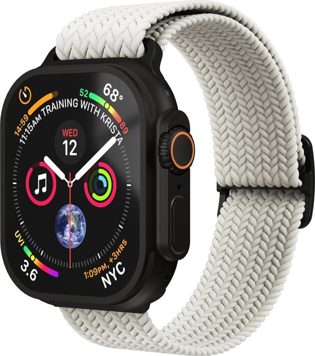 Produktbild Vonmählen Woven Loop 42 | 44 | 45 | 49mm One Size - Cream Black (Nylon, Apple Watch)