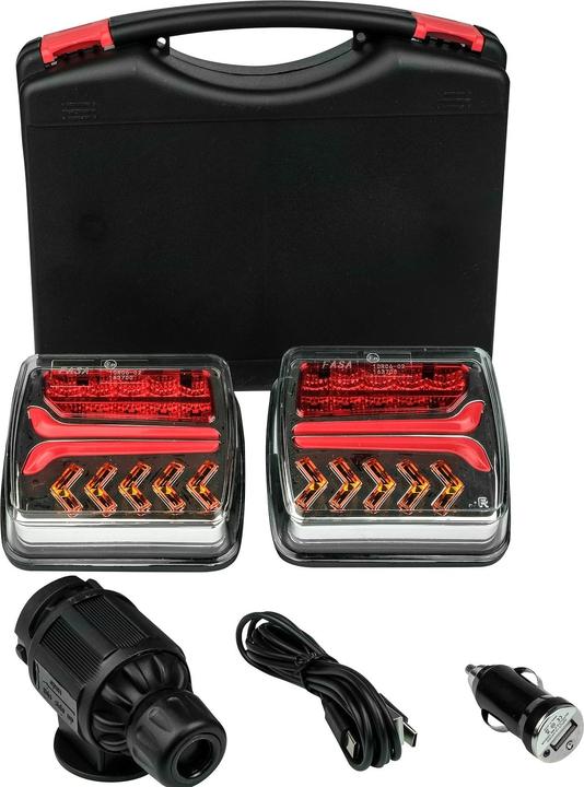 Image du produit LAS Anhänger Beleuchtungssatz, 10154, kabellos, 12/24 V