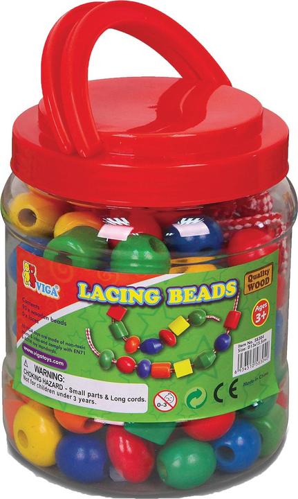 Produktbild Viga Toys Grosse Holzperlen