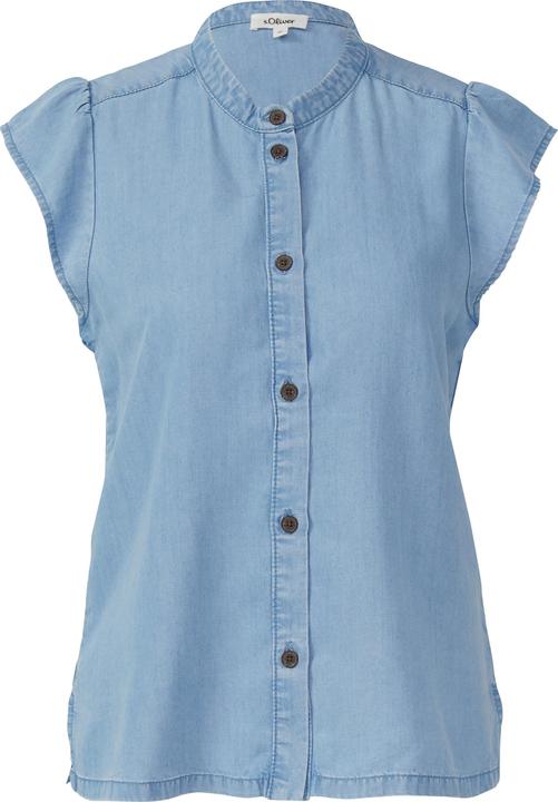 Actual product image S.Oliver Bluse Lyocell-Bluse mit Flügelärmeln (42)