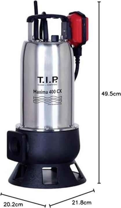 Actual product image T.I.P. Dirty water submersible pump 30140 (Sewage pump)