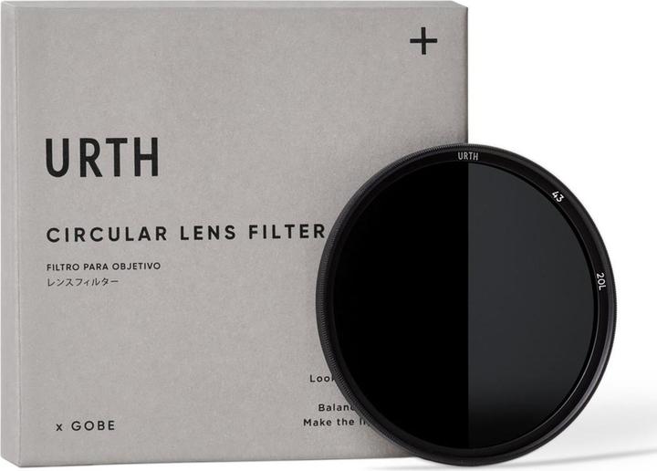 Productafbeelding Urth 43mm ND16 (4 stops) lensfilter (Plus+) (43 mm, ND / grijsfilter, 43 mm)