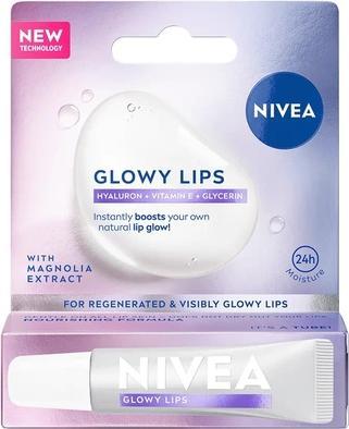 Immagine prodotto NIVEA Glowy Lips Lip Balm With Magnolia Extract 10ml (Burro per le labbra)