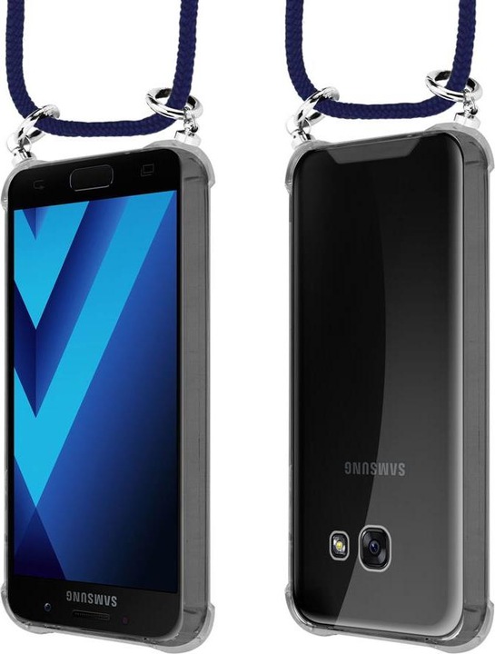 Produktbild Cadorabo TPU Handy Kette SILBER Cover