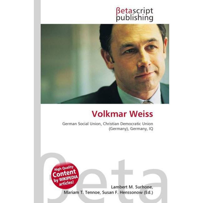 Volkmar Weiss, Fachbücher von Susan F. Marseken, Miriam T. Timpledon, Lambert M. Surhone