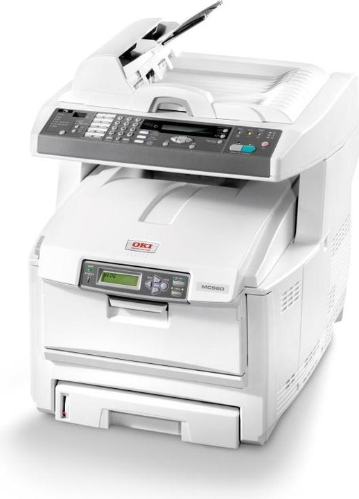 OKI MC560n, A4 MFP mit Fax, 3 J. Onsite (Laser, Farbe)