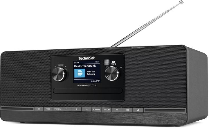 Image du produit TechniSat DigitRadio 372 CD IR schwarz (DAB+ DAB, FM, Radio Internet, Bluetooth, WiFi)