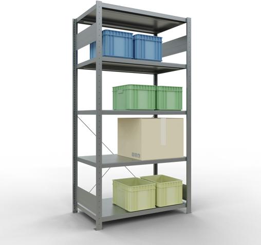 Actual product image Schulte Lagertechnik MULTIplus250 basic racking system with cross braces