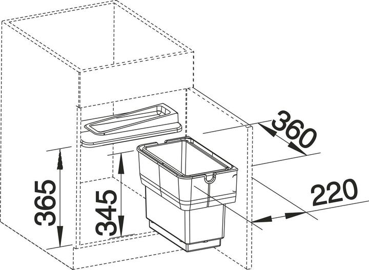 Image du produit Blanco Singolo (14 l)