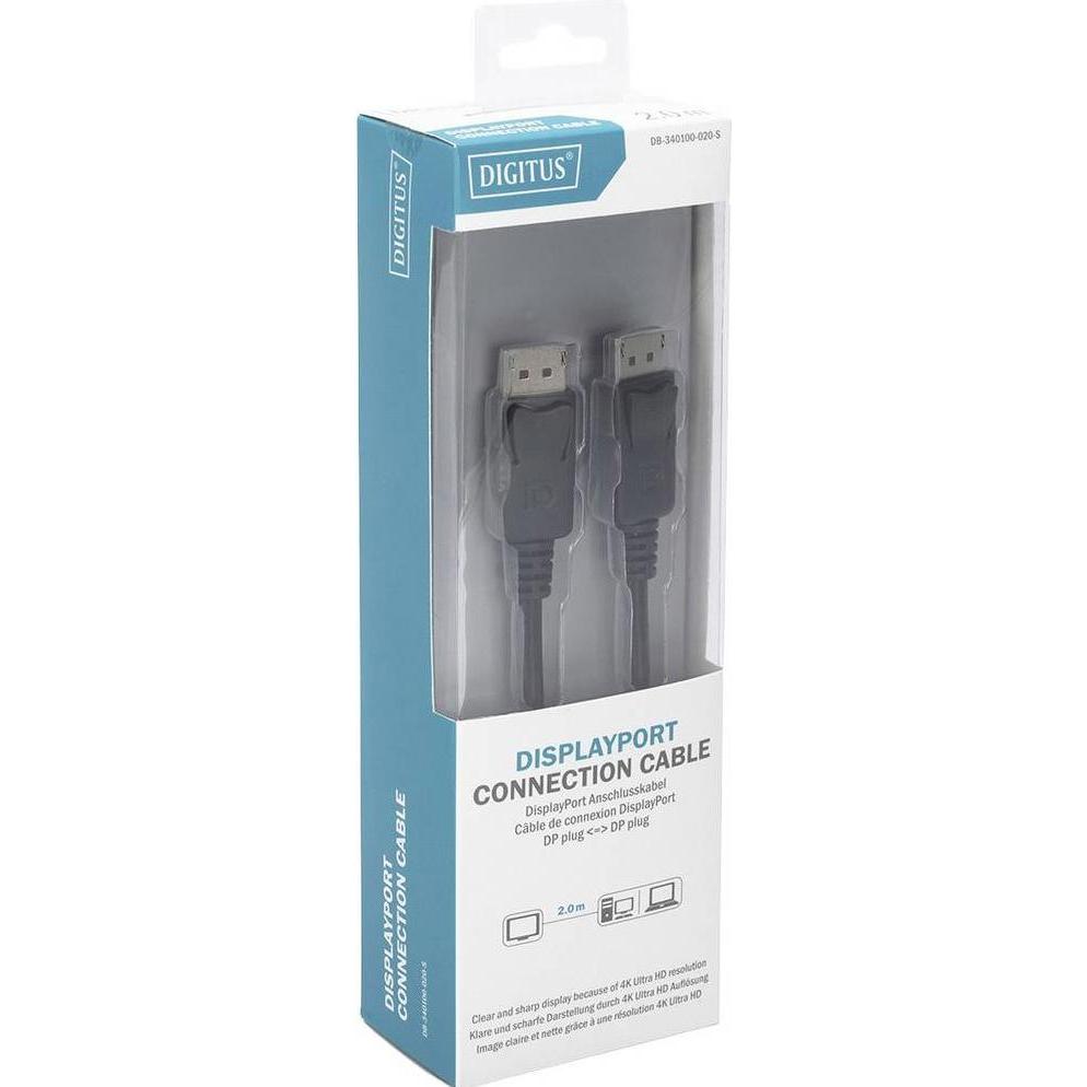 Thumbnail - Digitus DisplayPort — DisplayPort (2 m, DisplayPort), Video Kabel