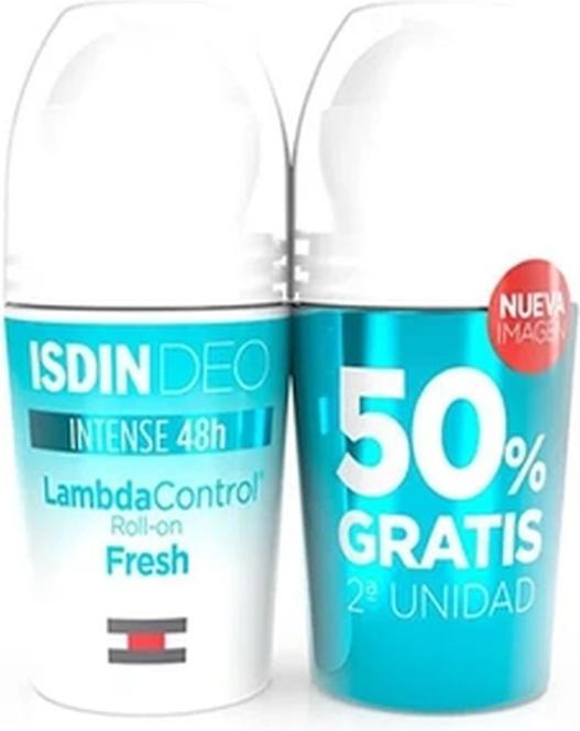 Produktbild Isdin Lambda Control intensiv 48h Deo Roll On 2x50ml (Roll-on, 50 ml)