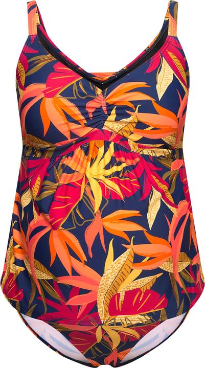 Image du produit Ulla Popken Tankini Bellieva, imprimé forêt, sans bonnets souples, matière recyclée (56)